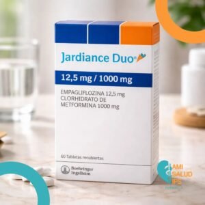 JARDIANCE DUO EMPAGLIFLOZINA 12.5MG, METFORMINA 1000MG C*60 TABLETAS RECUBIERTAS - BOEHRINGER