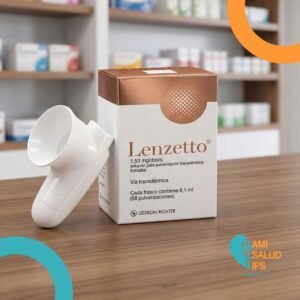 LENZETTO ESTRADIOL 1.53 MG/DOSIS SOLUCION TOPICA FRASCO*56 PULVERIZACIONES GEDEON RICHTER