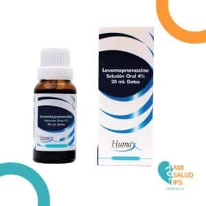 LEVOMEPROMAZINA 4% SOLUCION ORAL GOTAS FRASCO*20ML HUMAX
