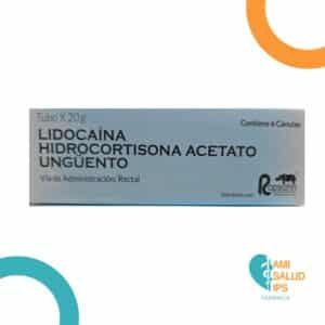 HIDROCORTISONA + LIDOCAINA 0.28G+5G/100G UNGUENTO RECTAL TUBO*20G ROPHSON