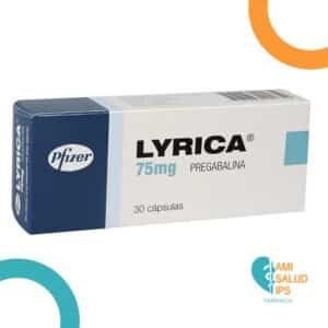 PREGABALINA 75MG CAPSULA LYRICA