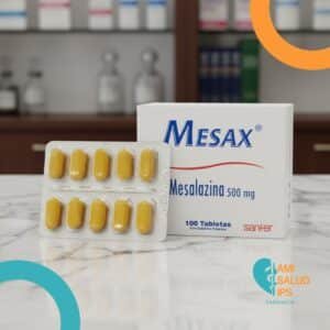 MESAX MESALAZINA 500MG C*100 TABLETAS CON CUBIERTA ENTERICA - LABINCO