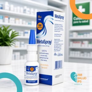 METASPRAY 18G MOMETASONA 0.05% SUSPENSION NASAL SPRAY*180 DOSIS NOVAMED