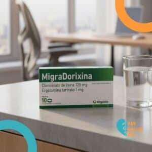 MIGRADORIXINA CLONIXINATO DE LISINA 125MG, ERGOTAMINA 1MG CAJA*10 COMPRIMIDOS RECUBIERTOS - MEGALABS
