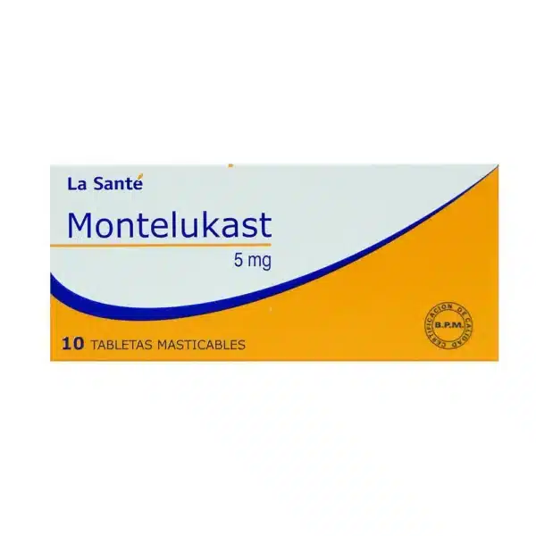 MONTELUKAST 5MG TABLETA MASTICABLE LA SANTE