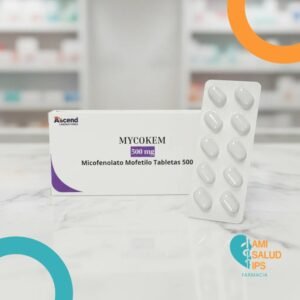 MYCOKEM MICOFENOLATO MOFETILO 500 MG C*50 TABLETAS ASCEND
