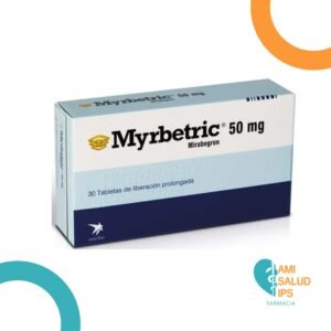 MIRABEGRON 50MG TABLETAS DE LIBERACIÓN PROLONGADA MYRBETRIC 50MG