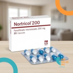 NORTRICOL 200 FENOFIBRATO 200MG BLISTERS*20 CAPSULAS SIEGFRIED