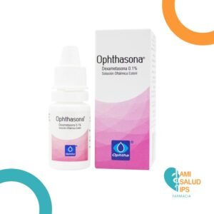 DEXAMETASONA 0.1% SOLUCION OFTALMICA FRASCO*5ML OPHTHASONA
