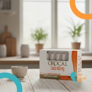 OROCAL CARBONATO DE CALCIO 600MG BLISTERS * 30 TABLETAS MASTICABLES - LEBRIUT