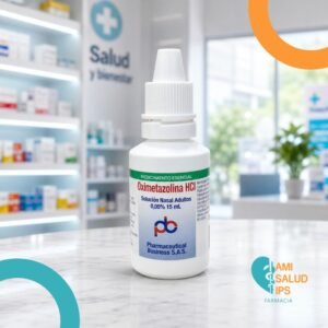 OXIMETAZOLINA 0.05% SOLUCION NASAL GOTAS FRASCO*15ML - PHARMACEUTICAL