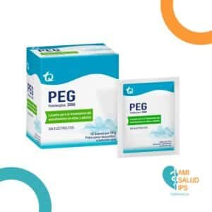 POLIETILENGLICOL 3350 POLVO PARA RECONSTITUIR, SOBRE*17G C*12 SOBRES PEG TQ