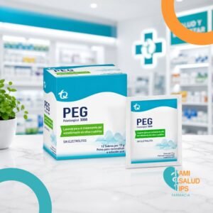 POLIETILENGLICOL 3350 POLVO PARA RECONSTITUIR, SOBRE*17G C*12 SOBRES PEG TQ