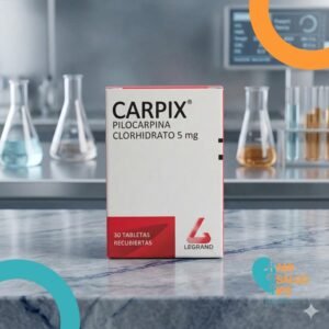 CARPIX PILOCARPINA 5MG FRASCO*30 TABLETAS RECUBIERTAS LEGRAND