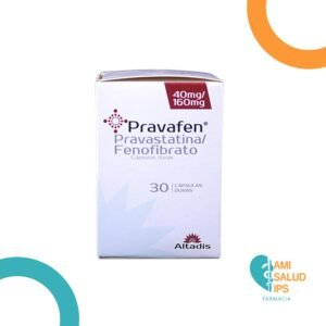PRAVASTATINA 40MG + FENOFIBRATO 160MG PRAVAFEN CAPSULAS ALTADIS