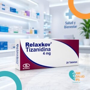 RELAXKOV TIZANIDINA 4MG C*20 TABLETAS - BLASKOV