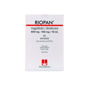 DIMETICONA + MAGALDRATO 1G+8G/10ML GEL ANTIACIDO FRASCO*250ML RIOPAN