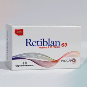 VITAMINA A 50.000 UI CAPSULA BLANDA RETIBLAN