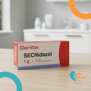 SECNIDAZOL 1G CAJA*2 TABLETAS RECUBIERTAS - GENFAR