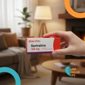 SERTRALINA 100MG C*10 TABLETAS RECUBIERTAS GENFAR