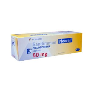 CICLOSPORINA 50MG CAPSULA DE GELATINA BLANDA SANDIMMUN NEORAL