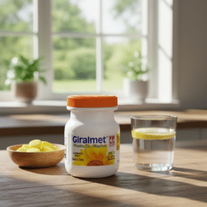 GIRALMET VITAMINA D3 2.000UI, MAGNESIO 80MG FRASCO*30 TABLETAS MASTICABLES - SIEGFRIED