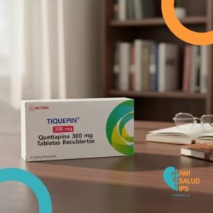 TIQUEPIN 300MG QUETIAPINA 300MG C*30 TABLETAS HETERO