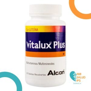 SUPLEMENTO MULTIVITAMINICO CON MINERALES TABLETA RECUBIERTA VITALUX PLUS