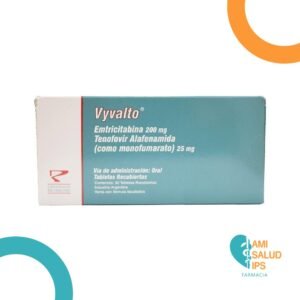 EMTRICITABINA+TENOFOVIR ALAFENAMIDA 200MG+25MG TAB (VYVALTO) - LABORATORIOS RICHMOND