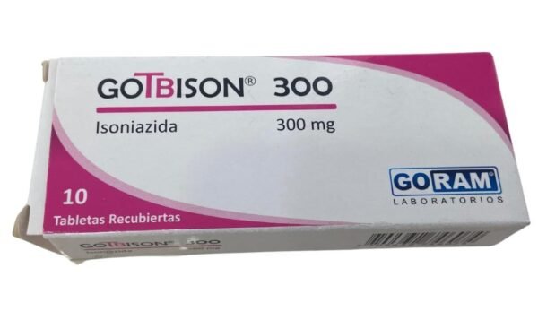 ISONIAZIDA 300MG TABLETA RECUBIERTA GOTBISON