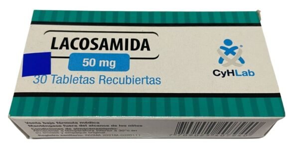 LACOSAMIDA 50MG TABLETAS RECUBIERTAS CyH LAB