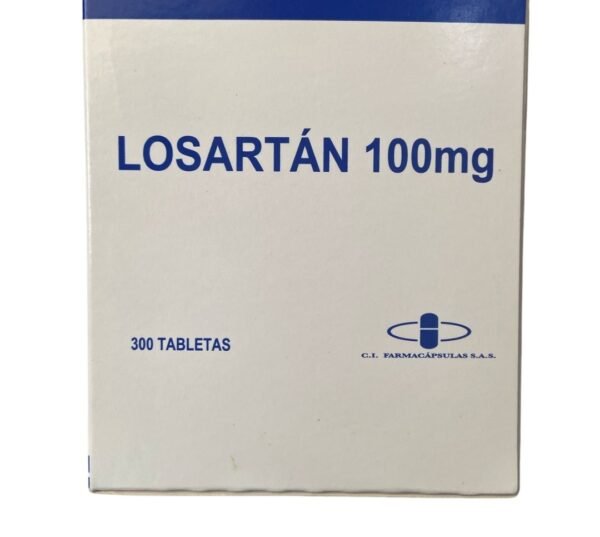 LOSARTAN  100MG TABLETA FARMACAPSULAS