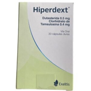 DUTASTERIDA 0.5MG + TAMSULOSINA 0.4MG CAPSULA DURA HIPERDEXT