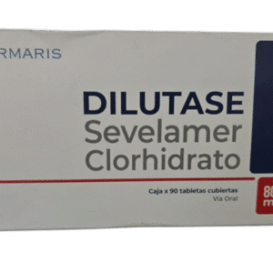 SEVELAMER CLORHIDRATO 800MG TABLETA CUBIERTA DILUTASE