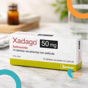 XADAGO SAFINAMIDA 50MG C*14 TABLETAS ZAMBON