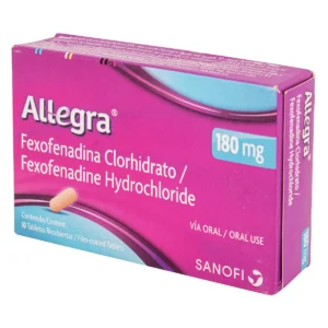 FEXOFENADINA 180MG TABLETA RECUBIERTA ALLEGRA