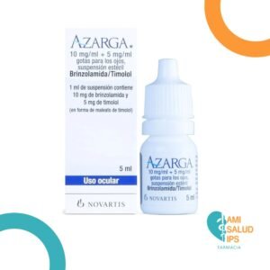 BRINZOLAMIDA + TIMOLOL (10+5) MG/ML SOLUCIÓN OFTALMICA FRASCO*5ML AZARGA