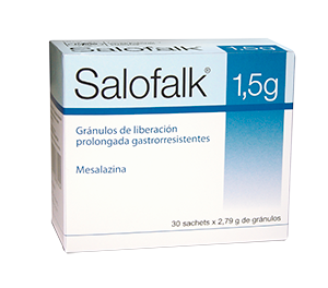 MESALAZINA 1.5G GRANULOS DE LIBERACION PROLONGADA SOBRE SALOFALK 1.5G