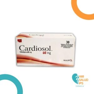 NIFEDIPINA 60MG TABLETAS RECUBIERTAS DE LIBERACION CONTROLADA POR SISTEMA OSMOTICO DE LIBERACION CARDIOSOL 60MG