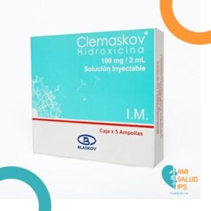 CLEMASKOV HIDROXICINA 100MG/2ML C*5 AMPOLLAS BLASKOV