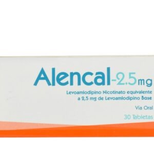 LEVOAMLODIPINO 2.5MG TABLETA ALENCAL 2.5