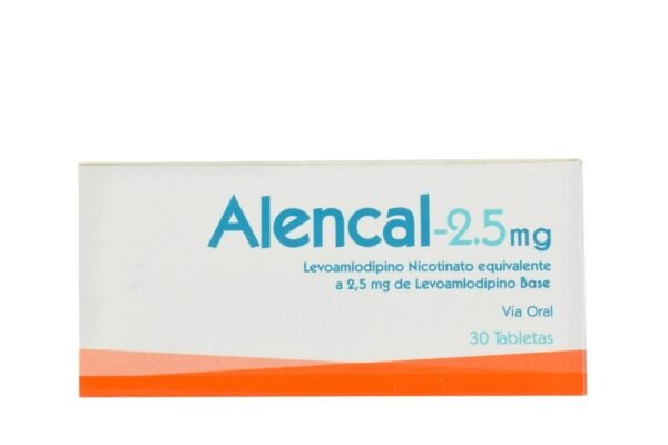 LEVOAMLODIPINO 2.5MG TABLETA ALENCAL 2.5
