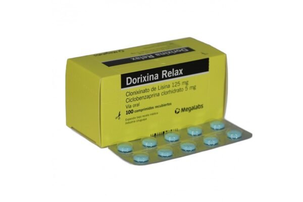 CLONIXINATO DE LISINA 125MG + CICLOBENZAPRINA CLORHIDRATO 5MG COMPRIMIDOS RECUBIERTOS DORIXINA RELAX
