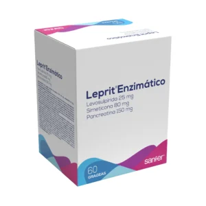 LEVOSULPIRIDE+PANCREATINA+SIMETICONA 25MG+150MG+80MG GRAGEAS LEPRIT ENZIMATICO GALENO