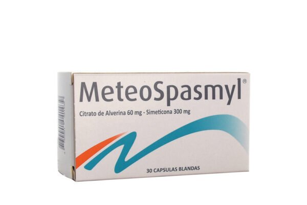 CITRATO DE ALVERINA 60MG + SIMETICONA 300MG CAPSULAS METEOSPASMYL BIOPAS