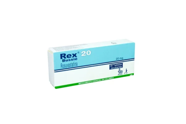 ROSUVASTATINA 20MG TABLETA RECUBIERTA REX