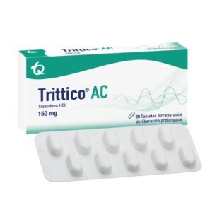 TRAZODONA HCI 150MG TABLETA BIRRANURADA DE LIBERACION PROLONGADA TRITTICO AC