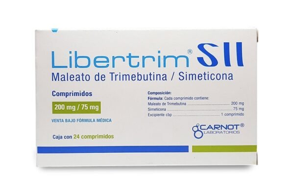 TRIMEBUTINA MALEATO 200MG + SIMETICONA 75MG COMPRIMIDOS LIBERTRIM SII
