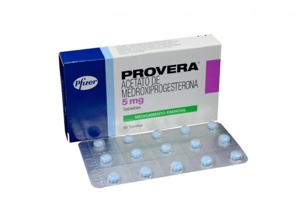 ACETATO DE MEDROXIPROGESTERONA 5MG TABLETA PROVERA
