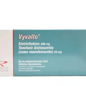 EMTRICITABINA+TENOFOVIR ALAFENAMIDA 200MG+25MG TAB (VYVALTO) - LABORATORIOS RICHMOND